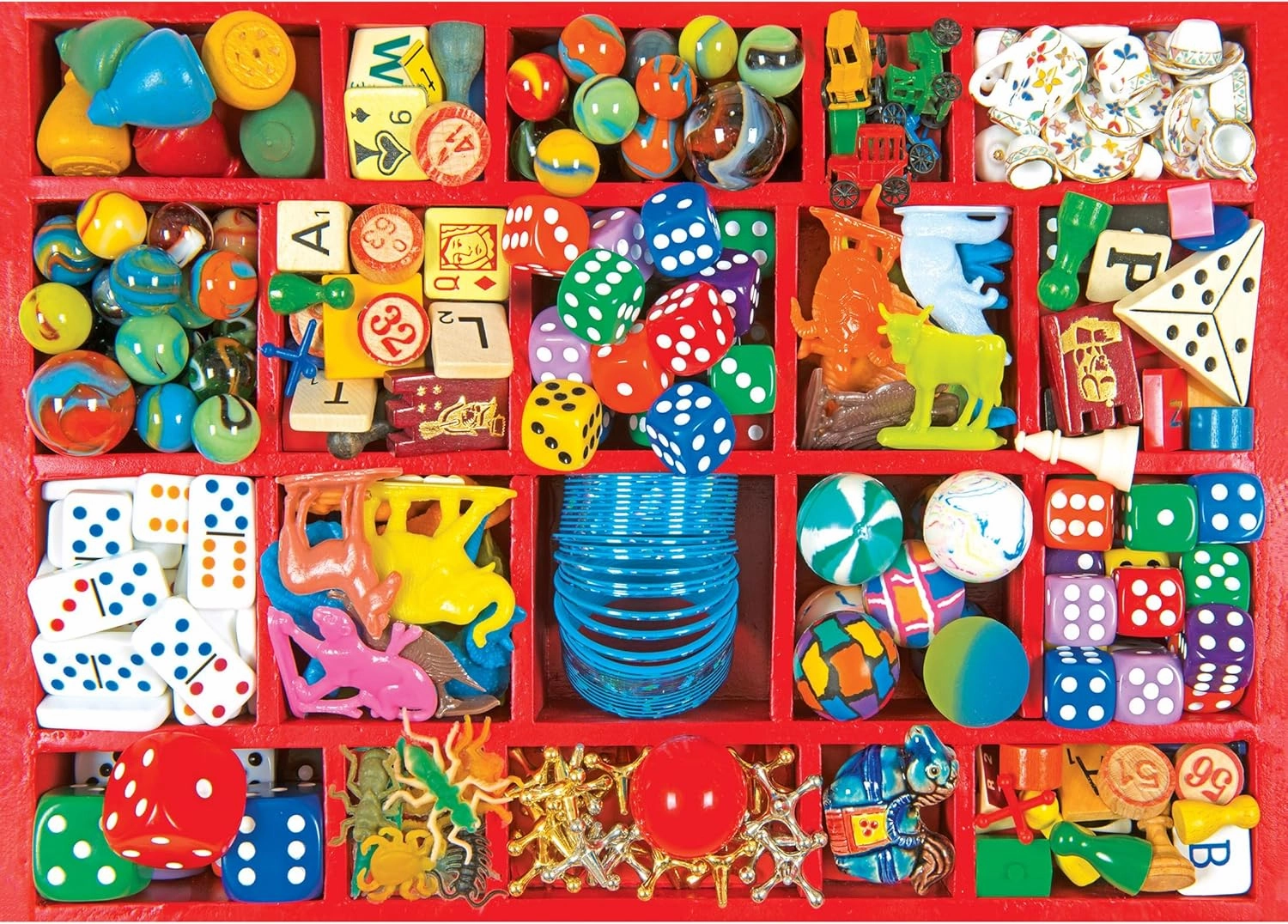 RoseArt - Kodak Premium - Vintage Toy Box - 3000 Piece Jigsaw Puzzle for Adults