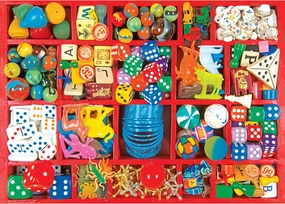 RoseArt - Kodak Premium - Vintage Toy Box - 3000 Piece Jigsaw Puzzle for Adults