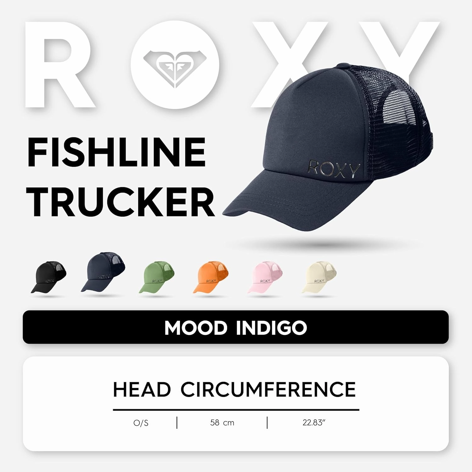 Roxy Women's Finishline Trucker Baseball Hat