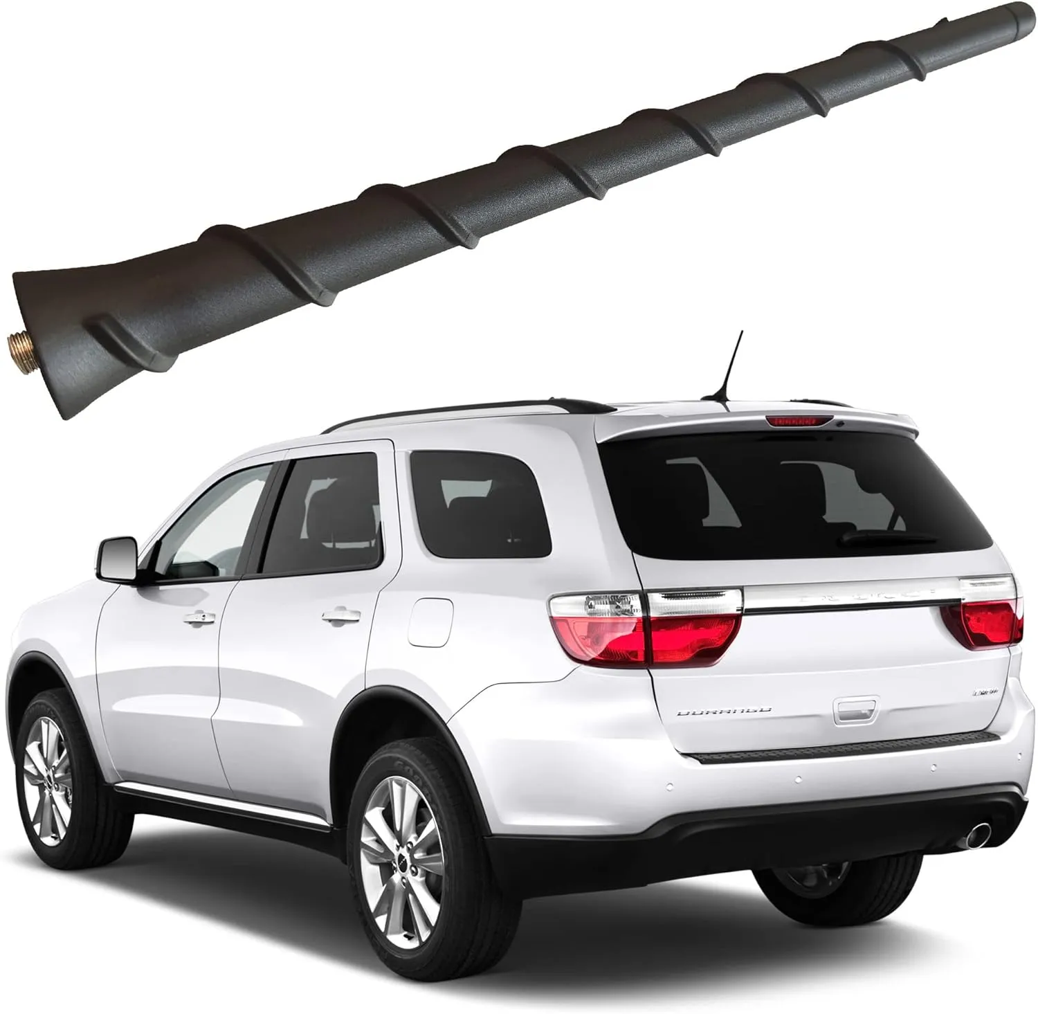 Rubber Antenna for Dodge Durango (2011-2013), Dodge Durango Antenna - Car Wash Proof, 8 Inch Internal Copper Coil Antenna Mast Replacement