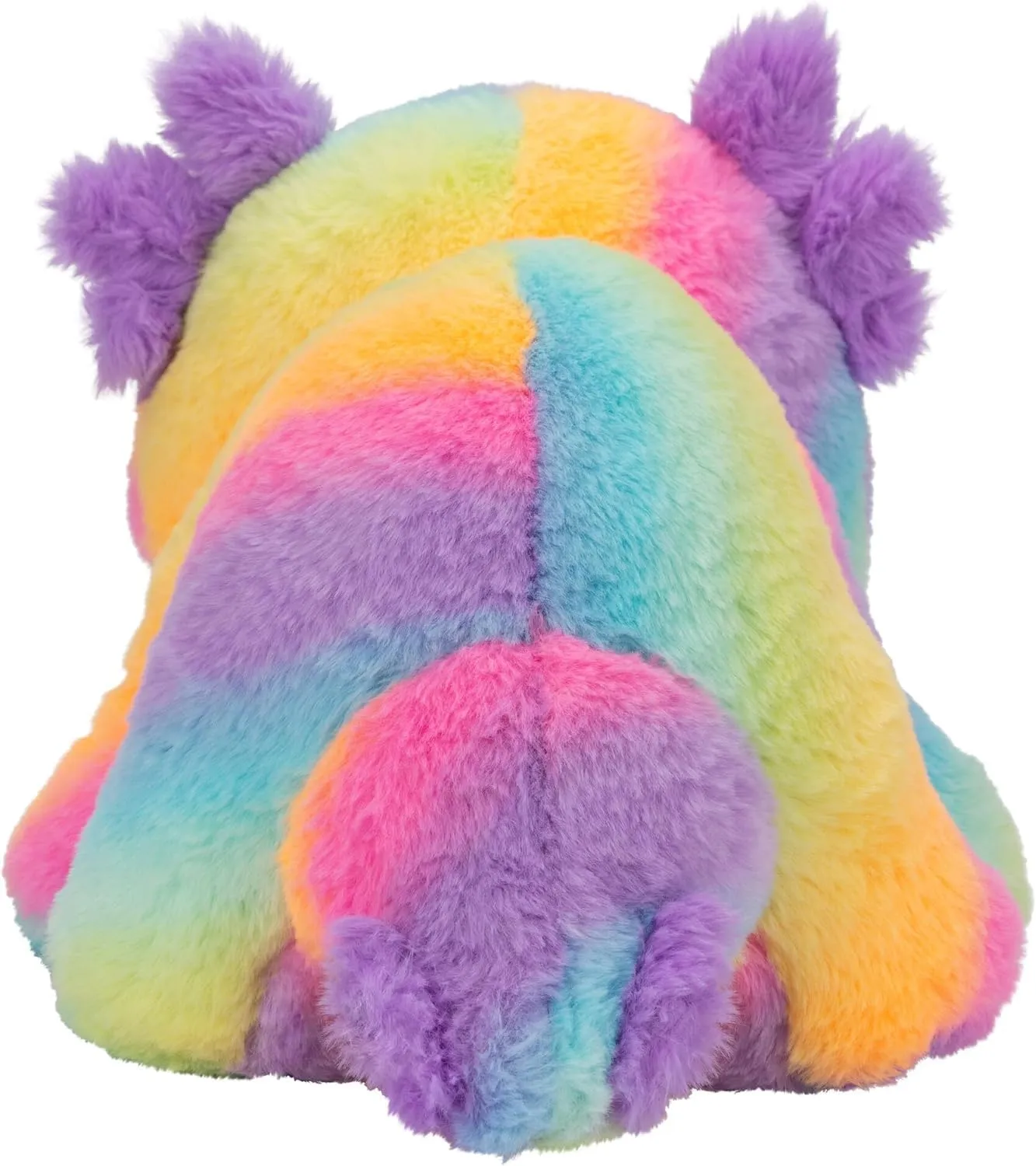 Russ Rainbow Axolotl Plush - 18-Inch Salamander with Rainbow Colored Plush