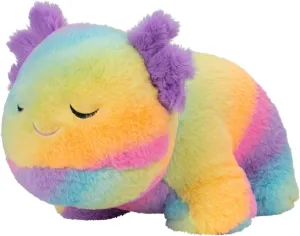 Russ Rainbow Axolotl Plush - 18-Inch Salamander with Rainbow Colored Plush