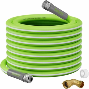 RVMATE RV Water Hose 100FT, 5/8” Inner Diameter Drinking Water Hose Lead-free, No Leaking Garden Hose For RV/Trailer/Camping, RV Accessories