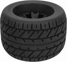 Sales Rubber RC Tire, Excellent Grip Rubber Plastic 1/8 RC Car Tire, Strong Anti‑Skid Rovan/HPI/Savage HSP/ZD Racing for XL Mounted/GT Flux 1/8 Truck Redcat