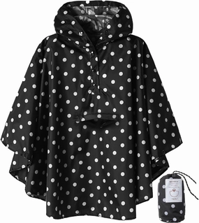 SaphiRose Lightweight Kids Rain Poncho Jacket Waterproof Outwear Rain Coat