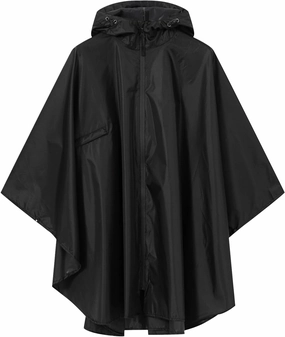 SaphiRose Lightweight Kids Rain Poncho Waterproof Jacket Zipper Up Rain Coat