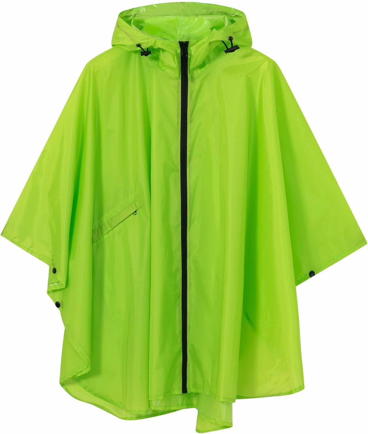 SaphiRose Lightweight Kids Rain Poncho Waterproof Jacket Zipper Up Rain Coat