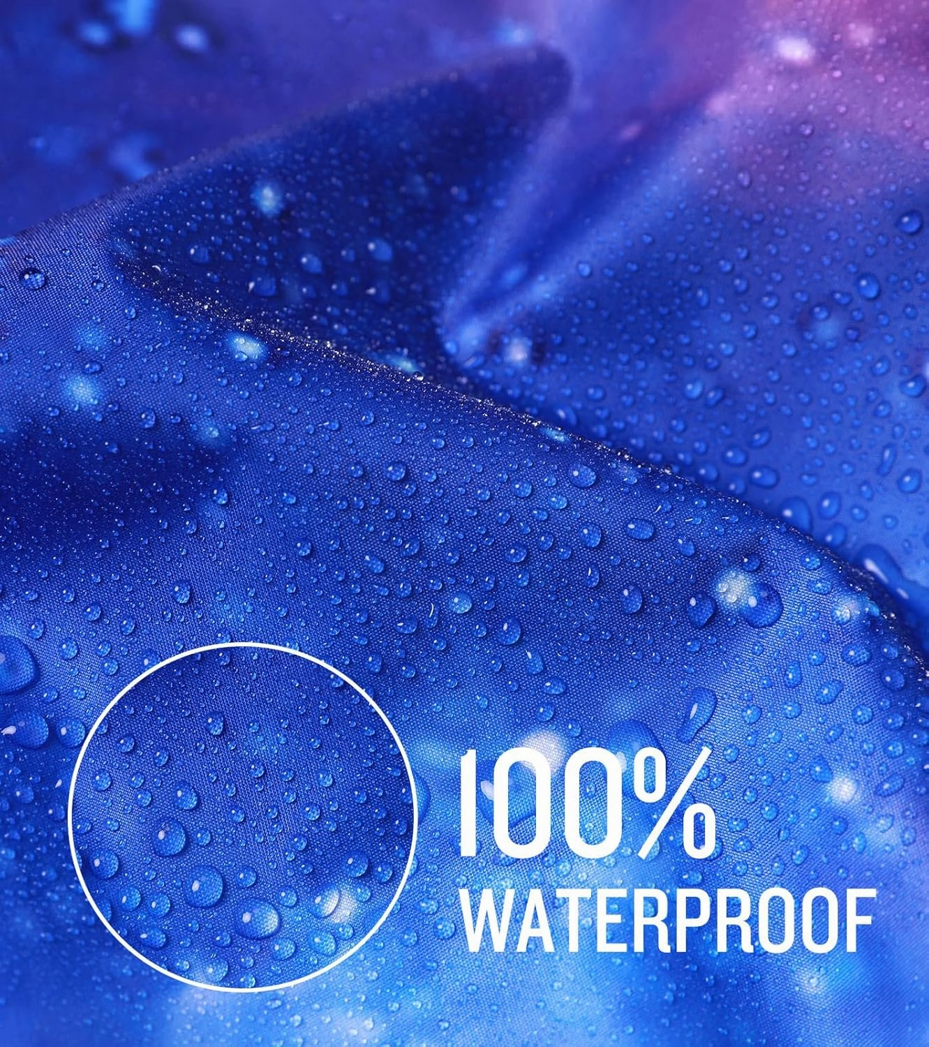 SaphiRose Lightweight Kids Rain Poncho Waterproof Jacket Zipper Up Rain Coat