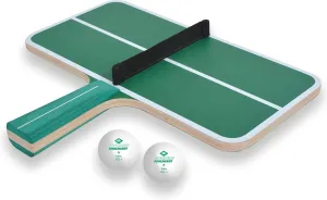 Schildkröt Ping Pong Challenge, Skill Table Tennis Game, 1 Racket in the Shape of a Ping-Pong Table with Net, 2 Balls, for Young and Old, 788459