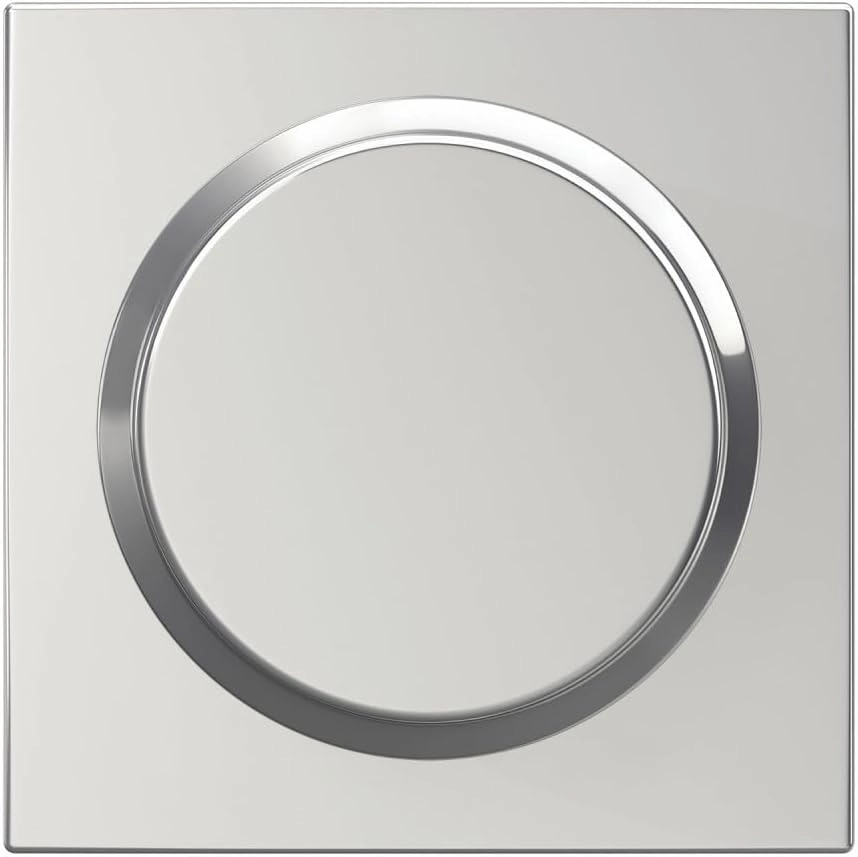 Schlage F170 BWE 625 COL Bowery Knob with Collins Trim Non-Turning Dummy Door Handle, Bright Chrome