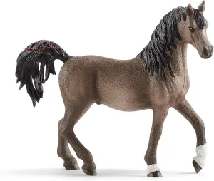 Schleich Horse Club Arabian Stallion Figurine - Detailed Horse Toy with Distinctive High Tail Carriage, Durable for Education and Imaginative Play for Boys and Girls, Gift for Kids Ages 5 
