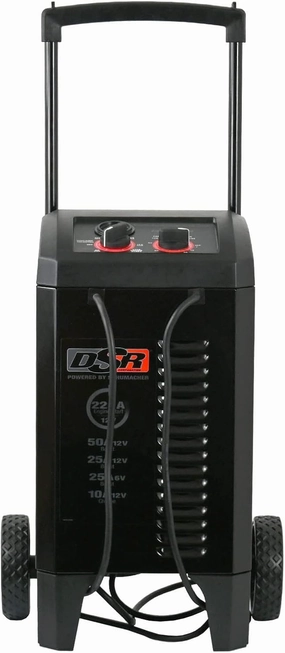 Schumacher Electric DSR ProSeries 6V/12V Manual Battery Charger & Engine Starter - 225A Heavy Duty Engine Starter - Truck, SUV & Large Battery Compatible - Color-Coded Clamps - DSR139