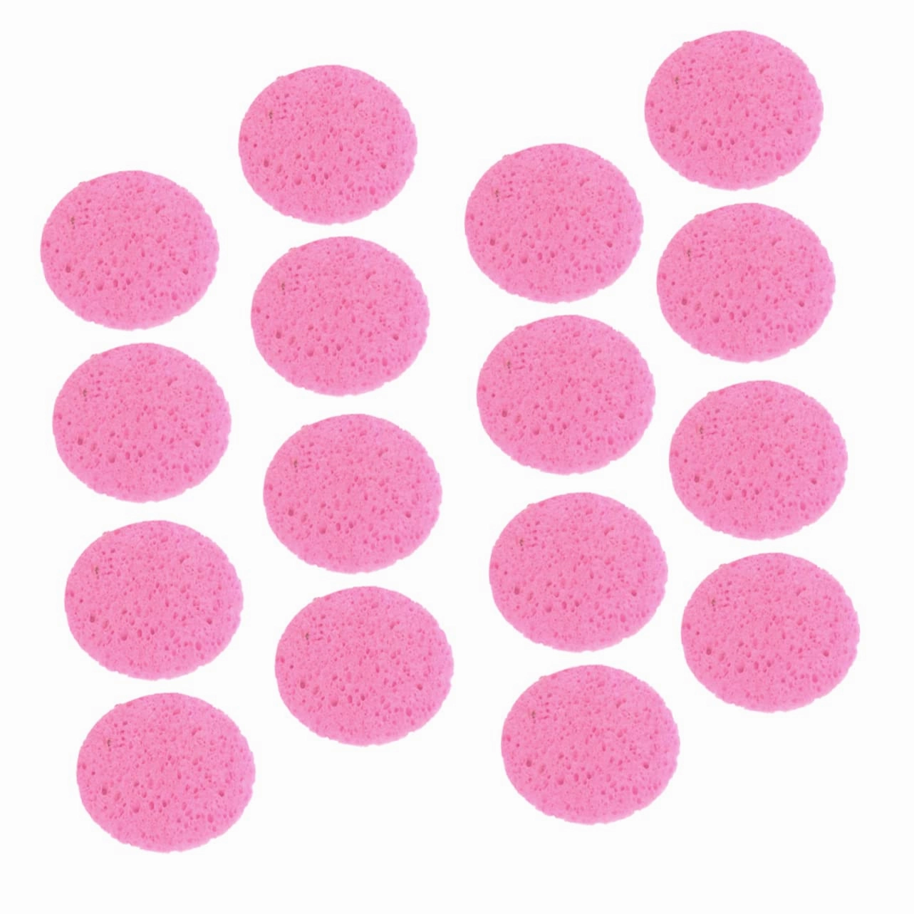 Scrub Sponges 50 Count Facial Sponge Makeup Removal Soft Cleaning Pads for Pore Cleansing and Skin Brightening