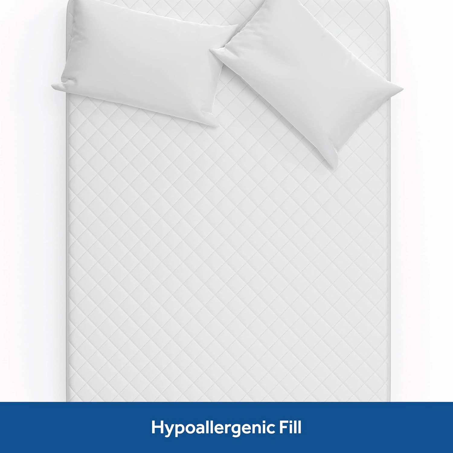 Sealy Luxury Cotton Top Fitted Mattress Pad, Twin, White