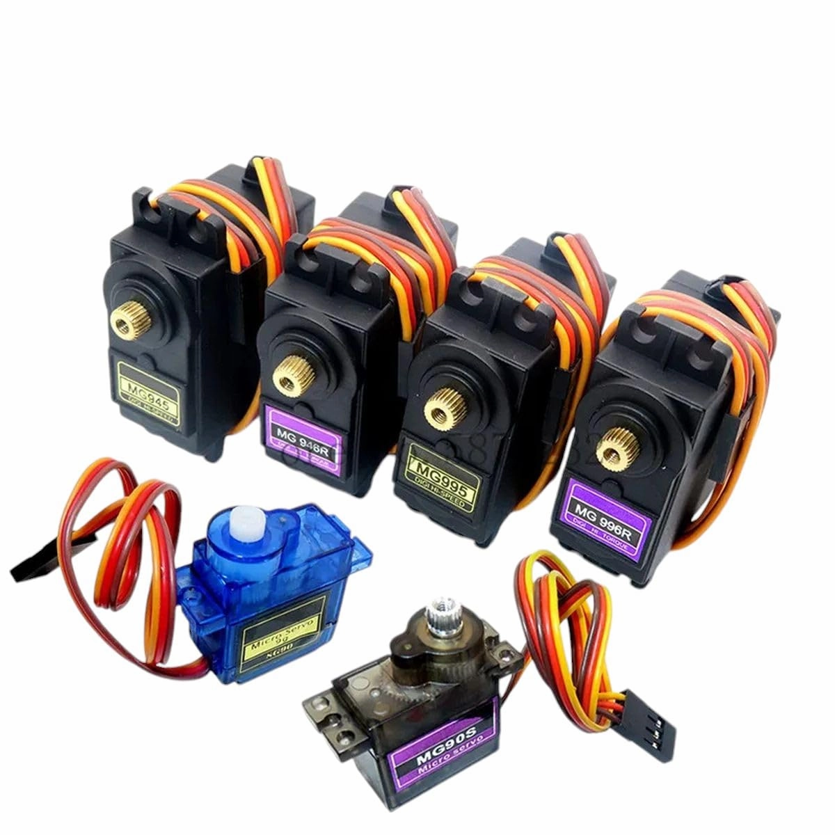 SG90 MG90S MG945 MG946 MG995 MG996 Servo Metal Gear for Model Helicopter Boat for Arduieno UNO DIY MG946R MG996R