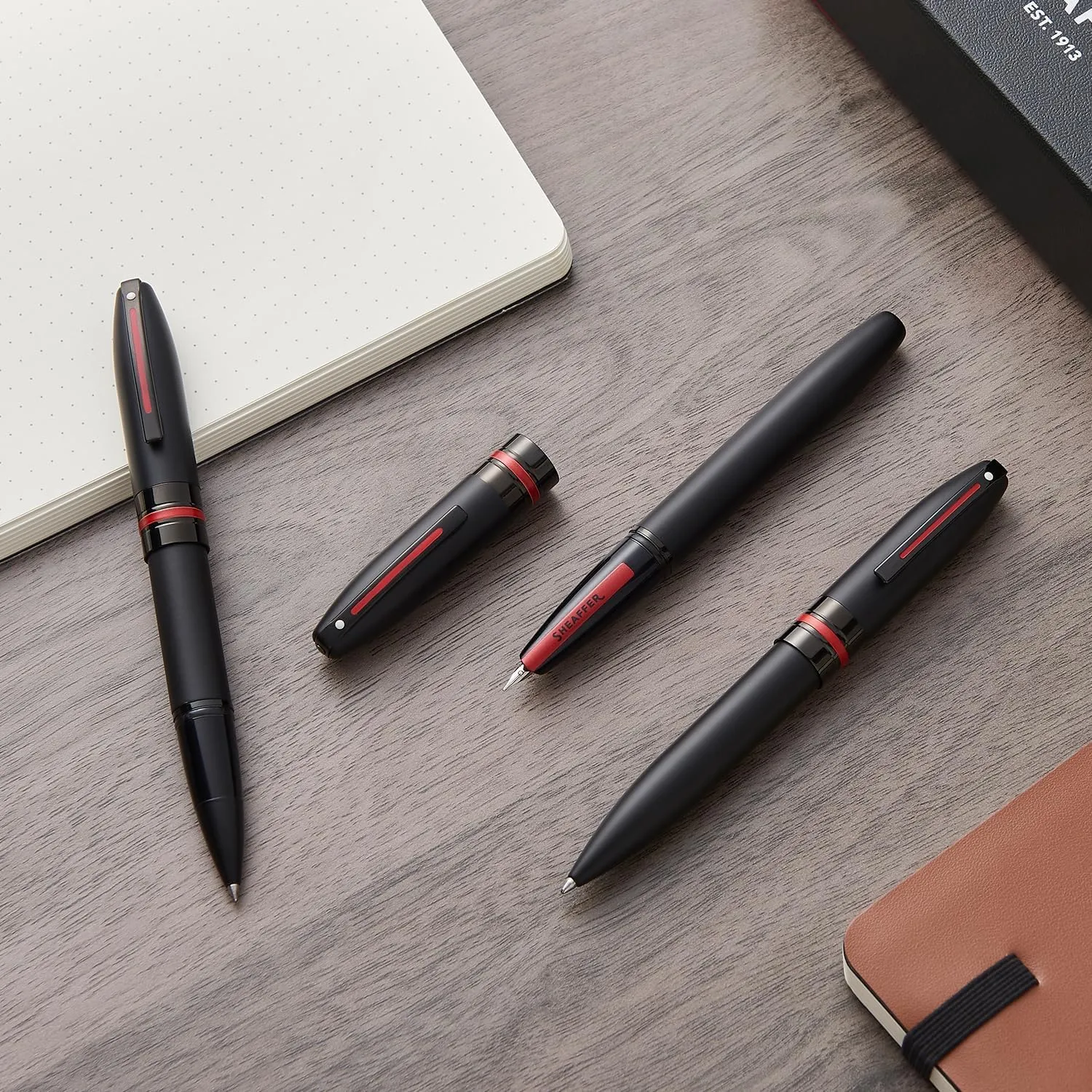 Sheaffer Icon Matte Black with Gloss Black PVD Appts. Ball Point Pen