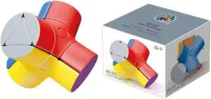 SHENGSHOU Magic Column Cube Irregularity Speed Cube Stickerless Magic Cube Puzzle Toy