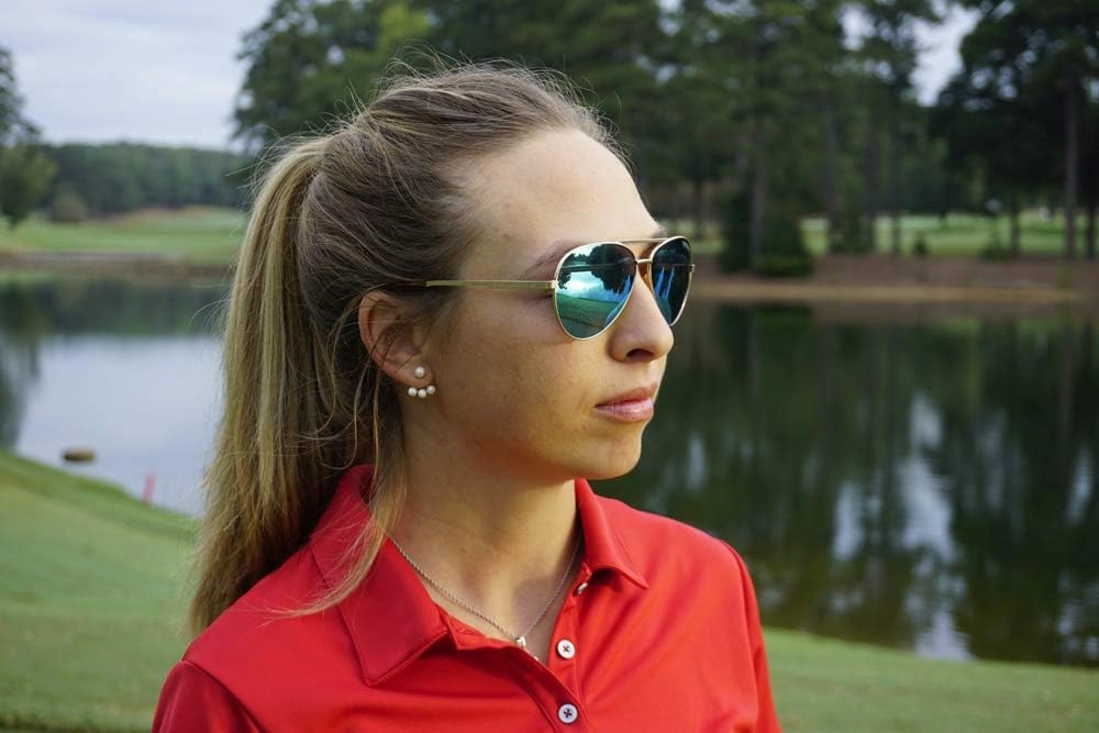 Shwae Tangle Free Aviator Sunglasses For Men & Women - Ideal For Flying, Golf, Hiking, Running and Great Lifestyle Look