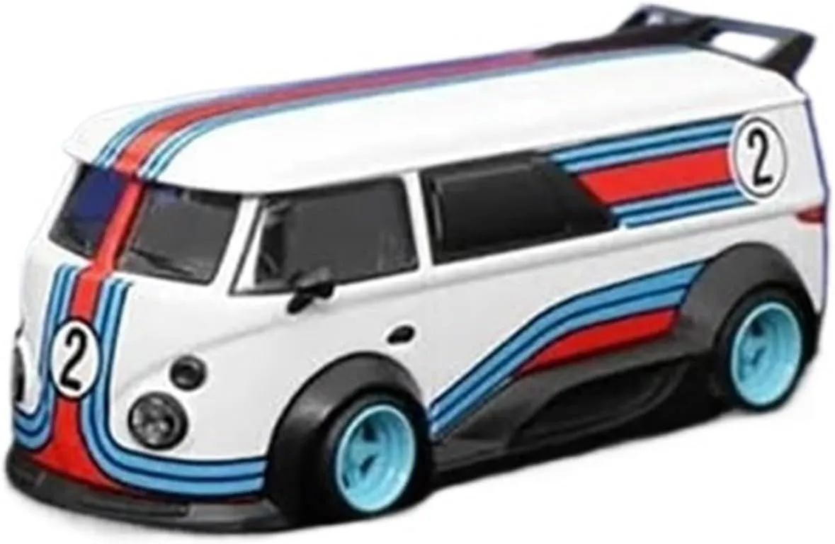 Simulation Car Model 1：64 for Volkswagen T1 RWB Gulf 2023 Simulation Alloy Car Model Fan Hobby Collection Souvenir Mini Vehicles Toys