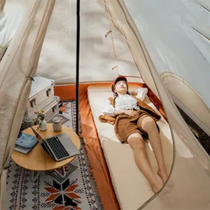 Sleeping Pad,3.94" Thick Inflatable Sleeping Pad Self Inflating Pad Camping Tent Mattress Waterproof and Comfortable Compact Air Cushion Backpack for Hiking White,White,79.13x51.97in