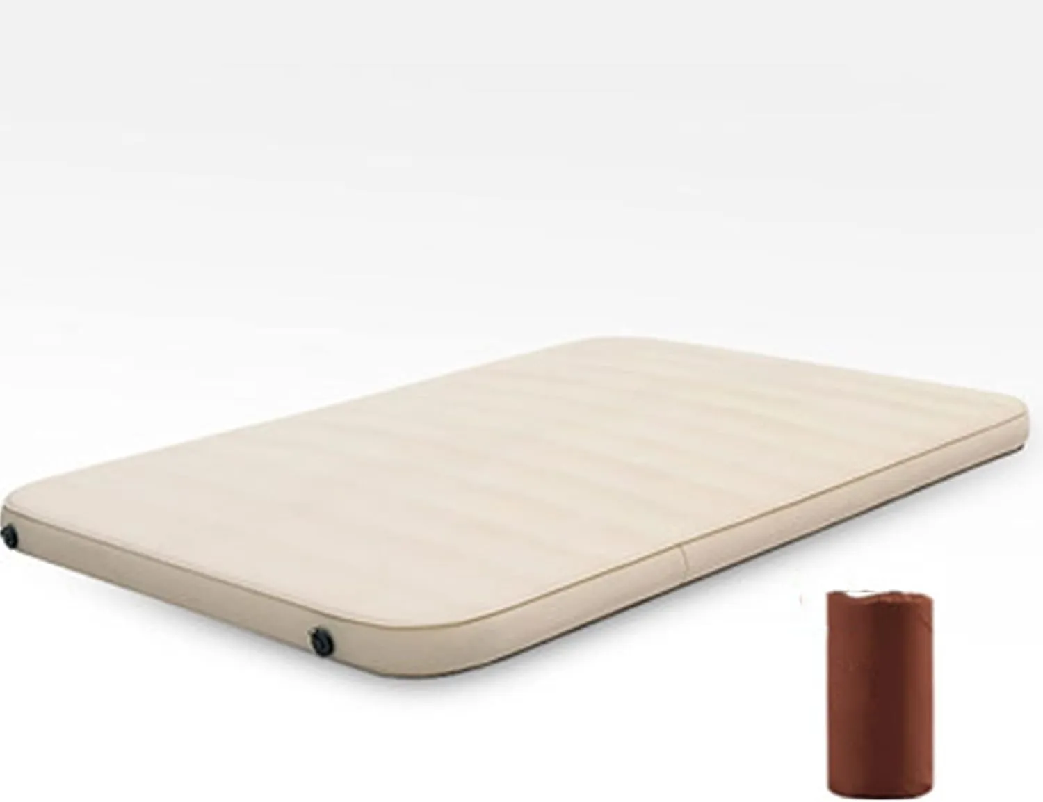 Sleeping Pad,3.94" Thick Inflatable Sleeping Pad Self Inflating Pad Camping Tent Mattress Waterproof and Comfortable Compact Air Cushion Backpack for Hiking White,White,79.13x51.97in