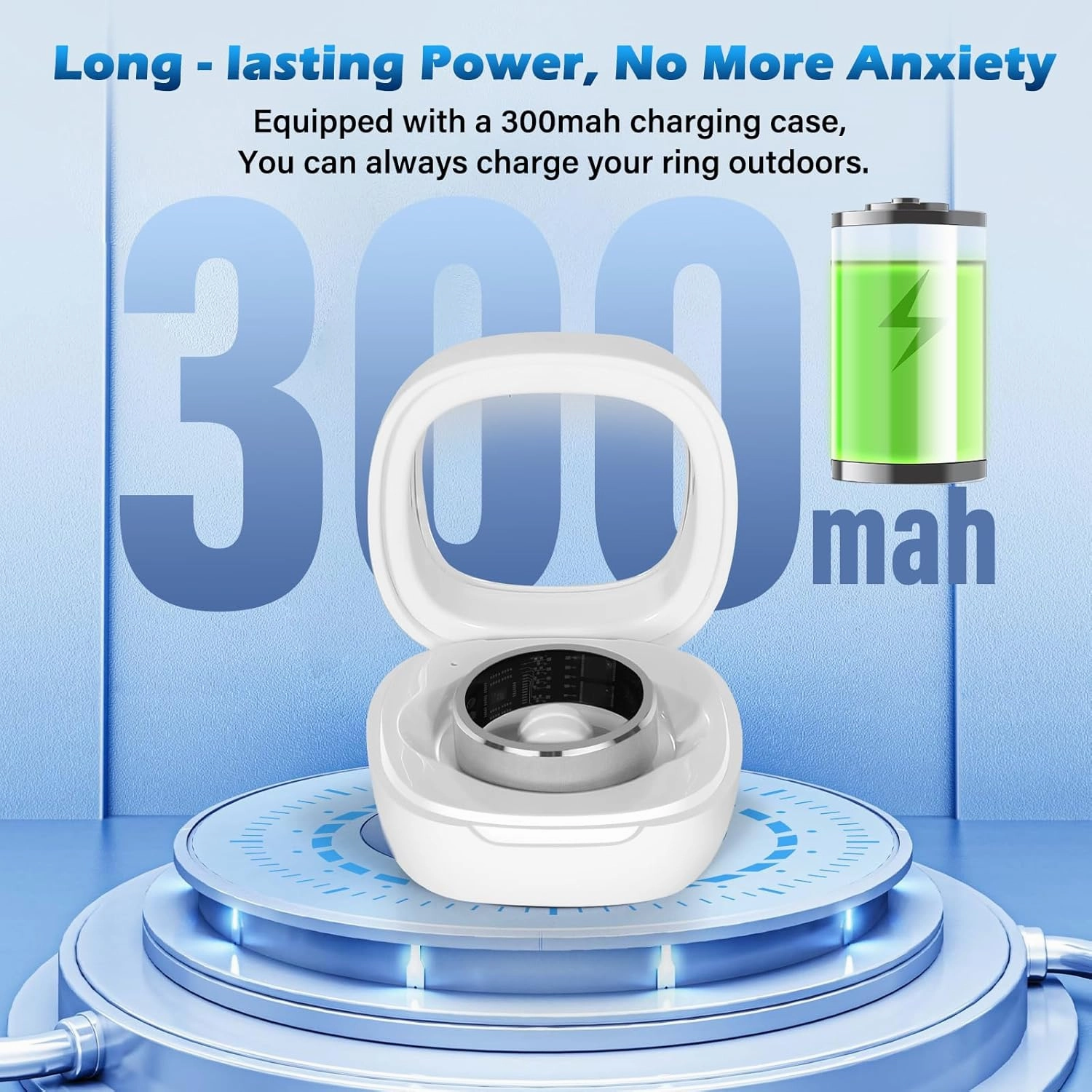 Smart Ring Health Fitness Tracker for Women Men