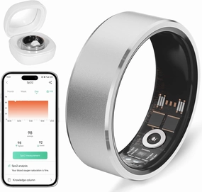Smart Ring Health Fitness Tracker for Women Men