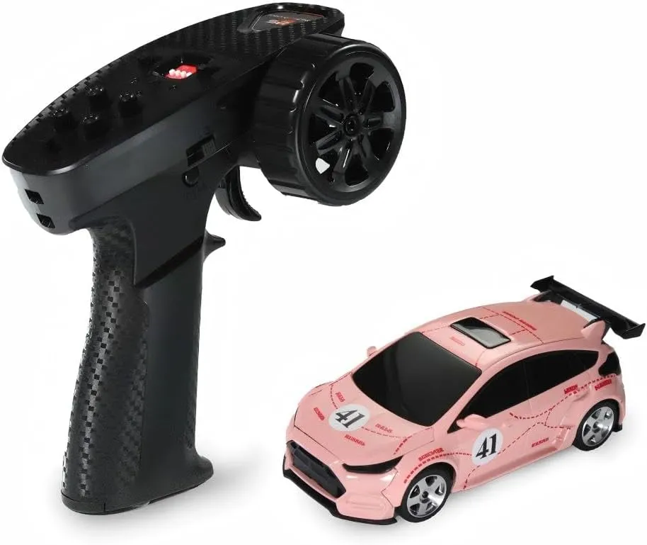 SNT Mix GO MG044 Mini Drift RC Car with Gyro, 1/43 Scale Full Proportional 2.4G RC Electric 4WD Racing Drift Vehicle Gift for Adult - RTR Version