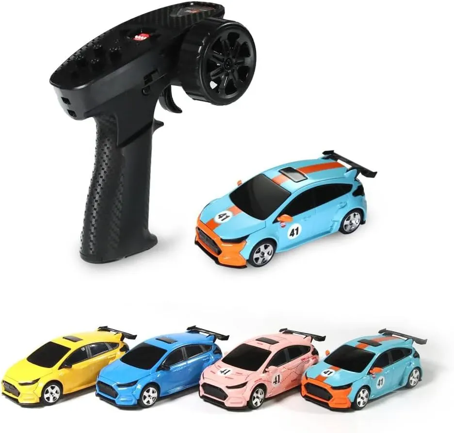 SNT Mix GO MG044 Mini Drift RC Car with Gyro, 1/43 Scale Full Proportional 2.4G RC Electric 4WD Racing Drift Vehicle Gift for Adult - RTR Version