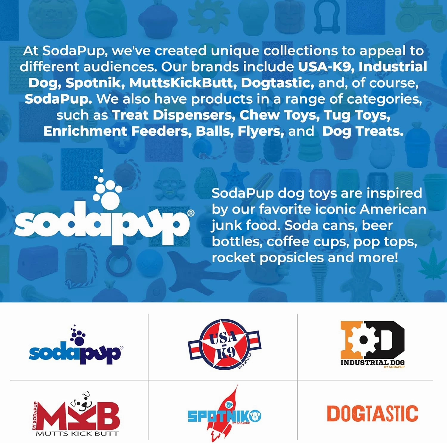 SodaPup Golf Ball – Durable Dog Treat Dispenser & Chew Toy Made in USA from Non-Toxic, Pet Safe, Food Safe Rubber Material for Mental Stimulation, Problem Chewing, Calming Nerves, & More