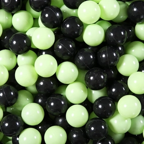 Soft Play Ball Pit Balls - Crush Proof Plastic Balls for Ball Pit Pack of 100pcs Set for Toddlers Ball Pool Playtent Tunnels with Reusable Storage Bag - 2.16 Inch