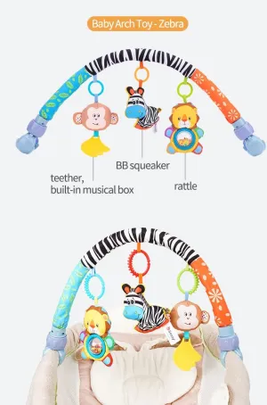 Sozzy : Newborn pram Baby Toy Hanging Arch Zebra Baby rattles Crib mobiles Baby Hanging Toy