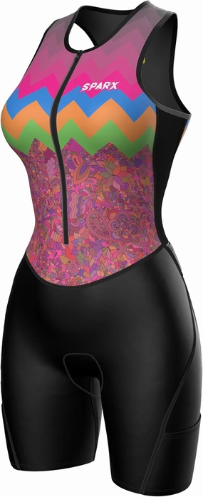 Sparx Women Triathlon Suit Tri Short Racing Cycling Swim Run