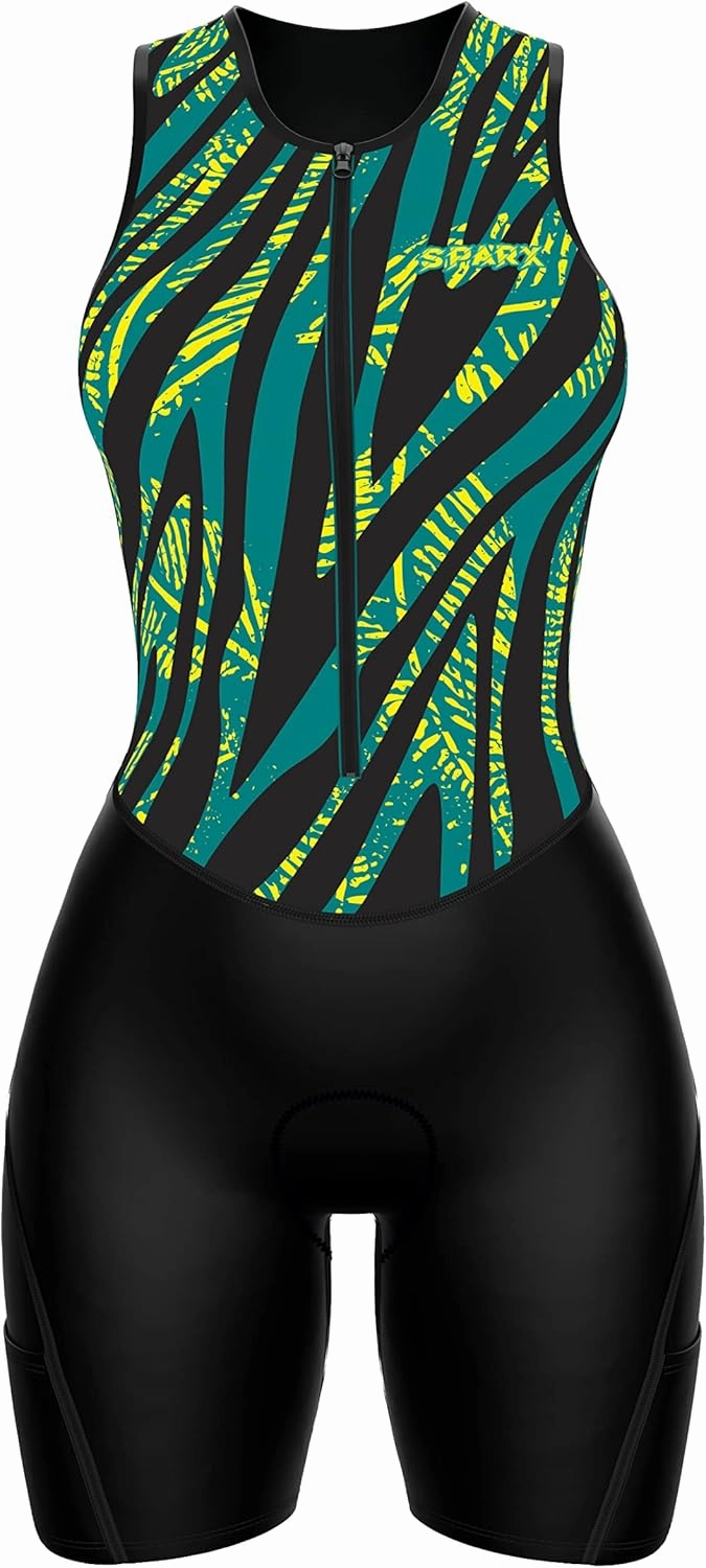 Sparx Women Triathlon Suit Tri Short Racing Cycling Swim Run