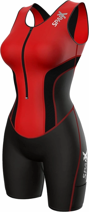 Sparx Women Triathlon Suit Tri Short Racing Cycling Swim Run