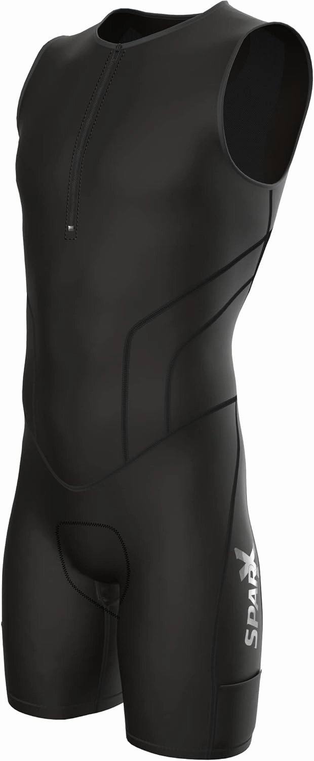 Sparx X Triathlon Suit Men Racing Tri Cycling Skin Suit Bike Swim Run