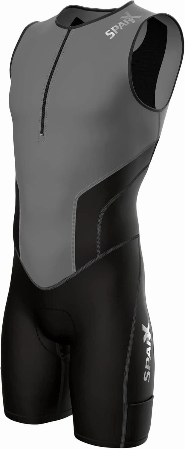 Sparx X Triathlon Suit Men Racing Tri Cycling Skin Suit Bike Swim Run