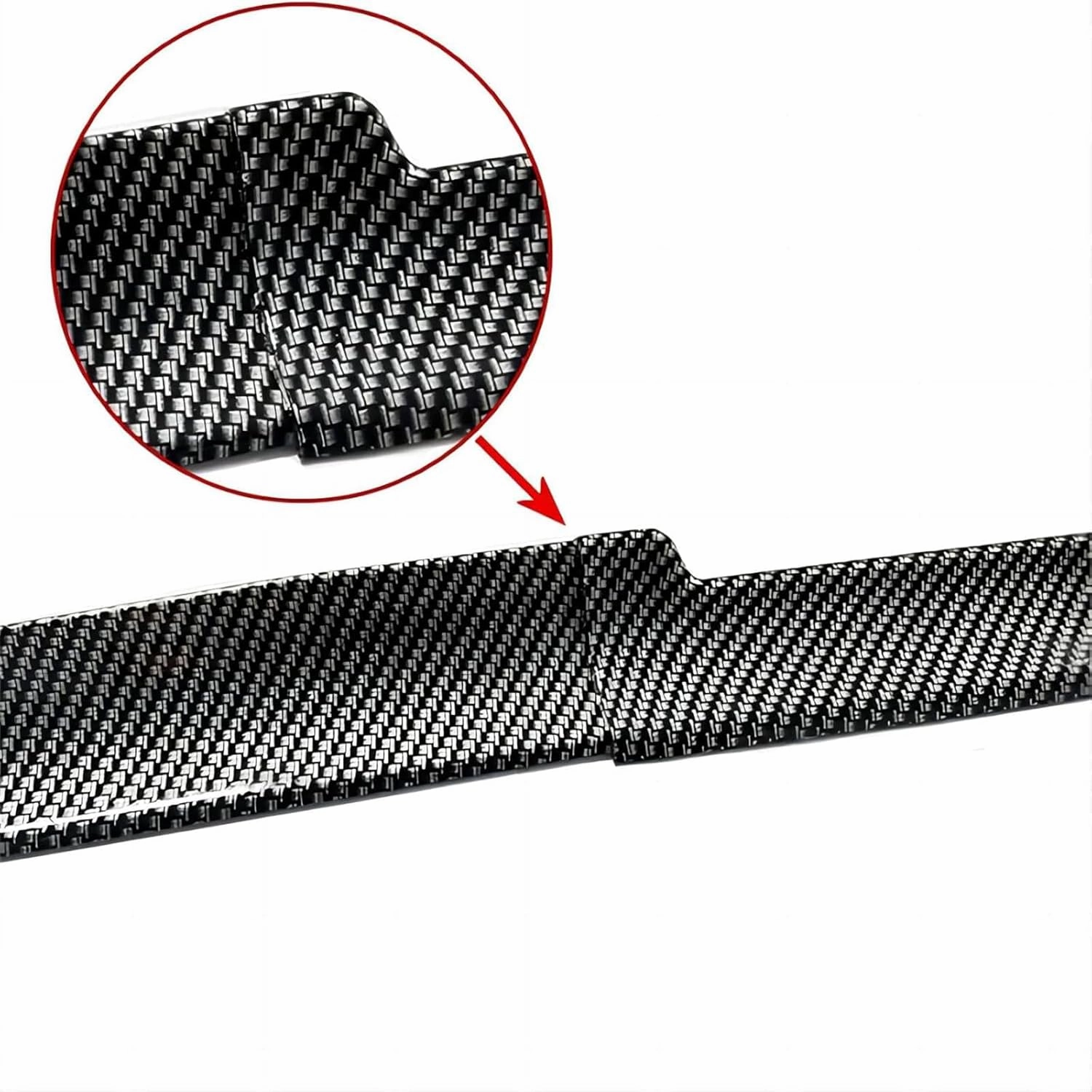 Spoiler for Daewoo Nexia (KLETN, Facelift 2008) 2008 2009 2010 2011 2012 2013, Car Spoiler Waterproof Durable Anti-Collision Easy to Install Car Accessories,Carbon Fiber