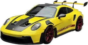 Sports car Metal Model Die-cast 1:18 for Porsche 911 (992) Gt3 Rs 2024 Alloy Car Model Souvenir Collection Hobby Ornament Display for Home Décor