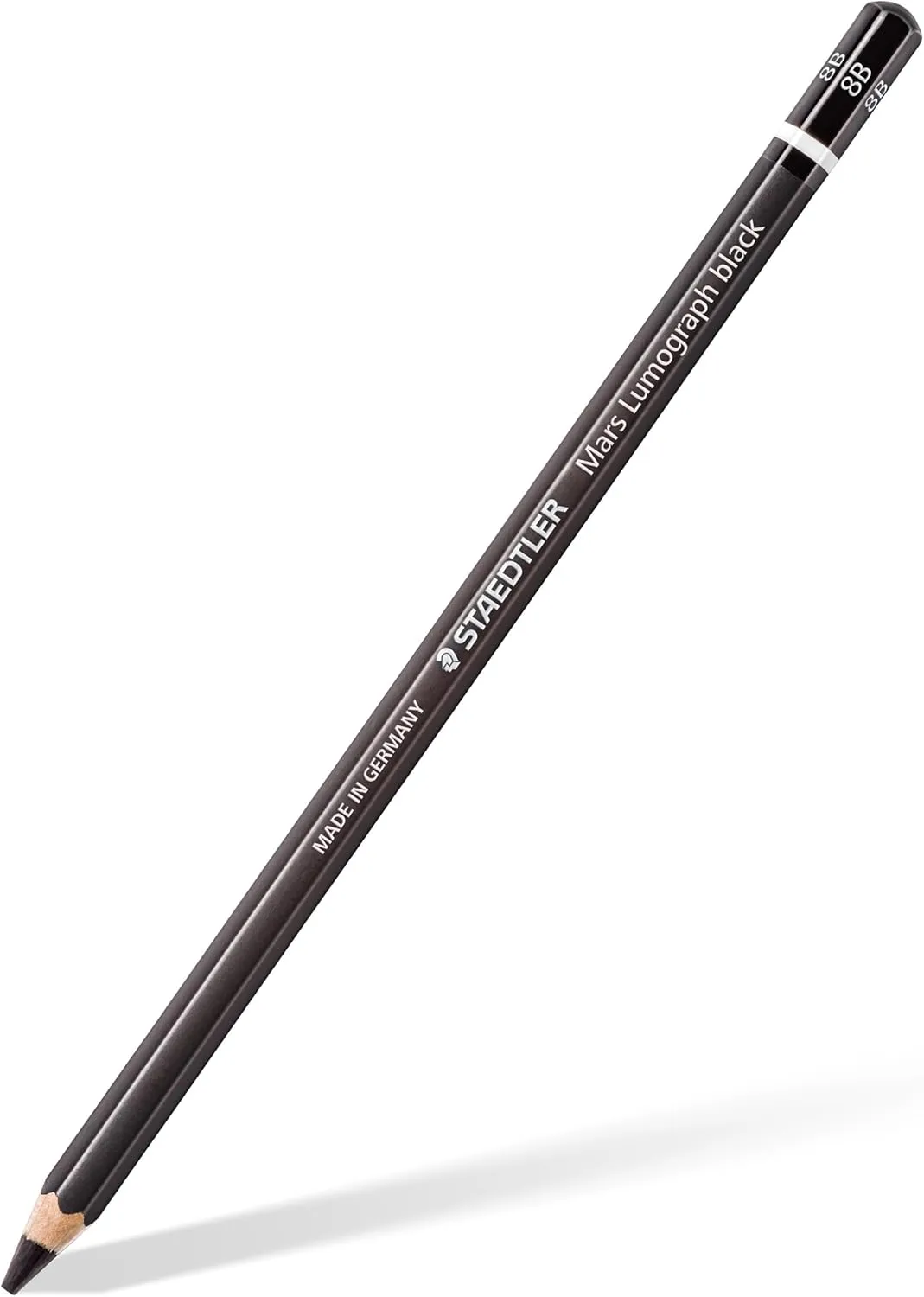 Staedtler Mars Lumograph Black Art Pencils, Presharpened #8B Artist Pencils, Box of 12, 100B-8B