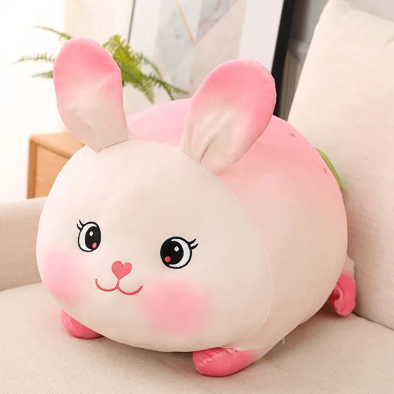 Strawberry Rabbit Bunny Stuffed Animal Plush