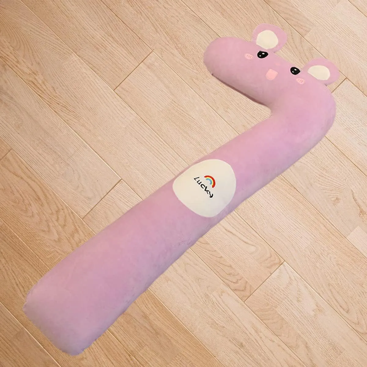 Stuffed Animal Bunny Plush Pillow:Novelty Cute Soft Cuddle Rabbit Like 7 Hugging Fuzzy Toy Adorable Kawaii Sleeping Plushie Home Decor Gift for Girl Boy Kid Birthday Valentine Christmas 51in