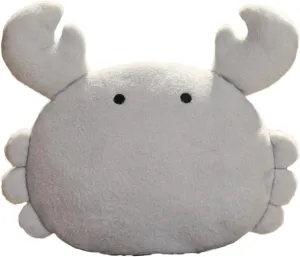 Stuffed Animal Crab Plush Pillow:Novelty Cute Soft Cuddle Crab Hugging Doll Fuzzy Toy Adorable Kawaii Sleeping Plushie Bolster Home Car Decor Gift for Girl Boy Kid Birthday Valentine Christmas 15.7in