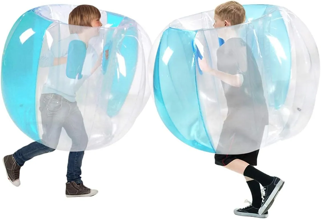 SUNSHINE-MALL 2 PC Kids Sumo Balls, Bumper Bounce Toys, Sumo Balls for Kids, Lawn Game Ball for Kid Outdoor Team Gaming Play.(36 inch, Blue Blue)