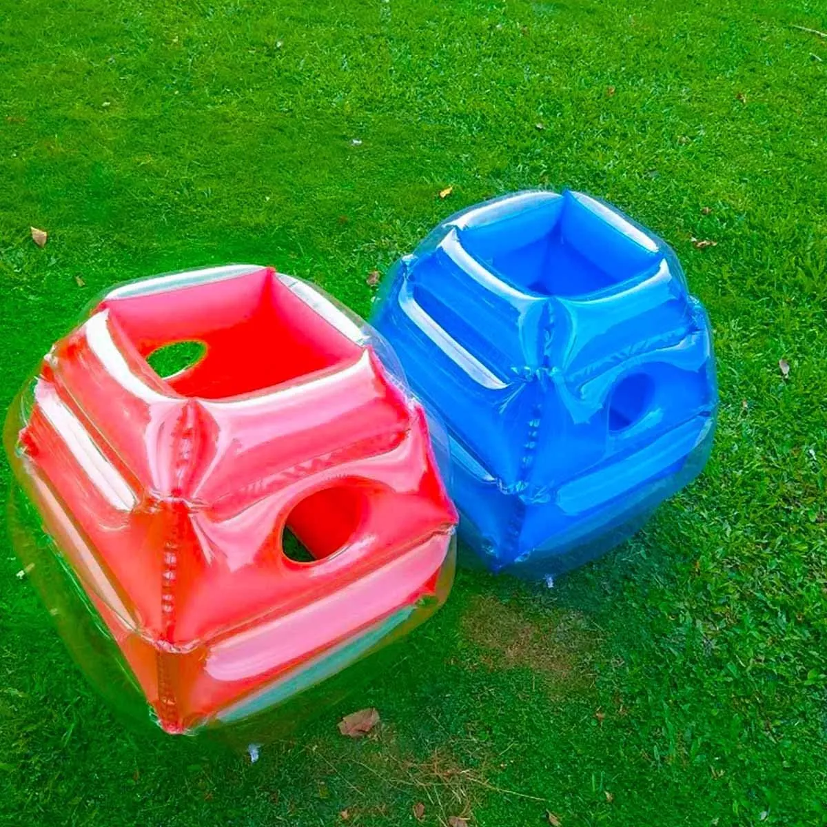 SUNSHINE-MALL 2 pc Sumo Balls for Kids, Bubble Bounce Ball, Lawn Game for Child Outdoor Team Gaming Play, Ages 3-12 (24 inch, 2 pcs)