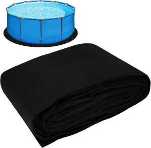 Svepndic 10ft Thickened Round Pool Liner Pad for Above Ground Swimming Pools,Swimming Pool Ground Cloth Above Ground Pool Mat Under Pool Floor Padding,Pool Equipment Pad