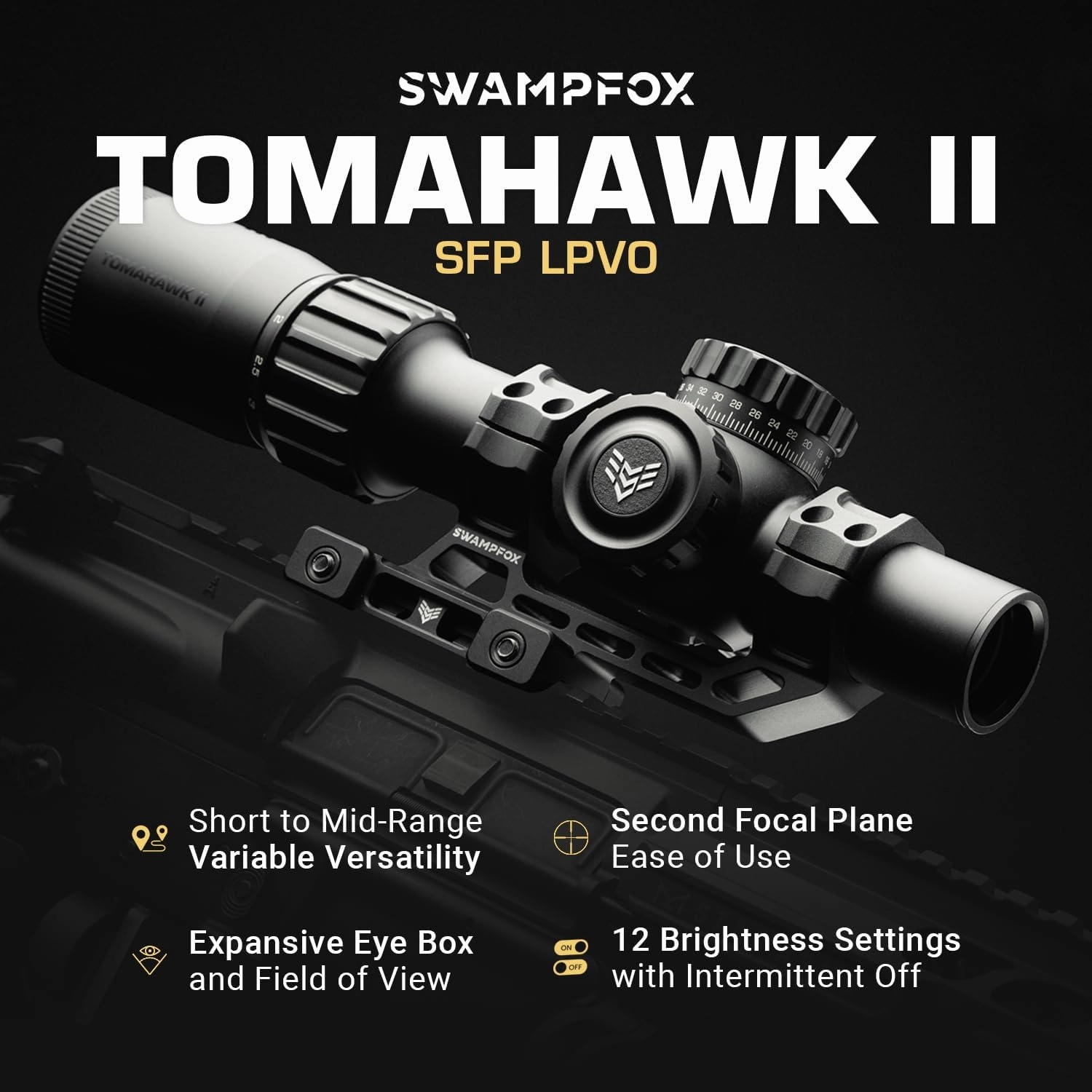 Swampfox Tomahawk II 1-6x24 SFP
