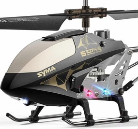 SYMA S107H-E RC Helicopter, Remote Control Helicopter with Altitude Hold, 3.5 Channel, Gyro Stabilizer, Aircraft Toys for 8-12 Kids Beginners as a Gift