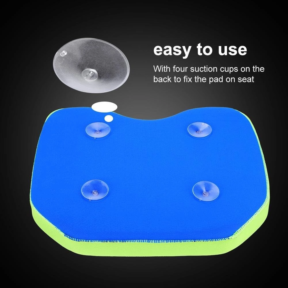 Tbest Kayak Cushion Comfortable Thicken Soft Canoe Fishing Boat Cushion Pad with Suction Cups for Kayaking Fishing Camping 3 Colors