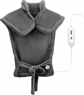 Tefici Heating Pad for Back Pain,Mothers Day Gifts，Birthday Gifts for Men Mom Dad，24'' x33'' Fast Heating, FSA HSA Eligible,Electric Heat Pad，2H Auto-Off,Neck and Shoulder Heat Pad,ETL Certified,Gray